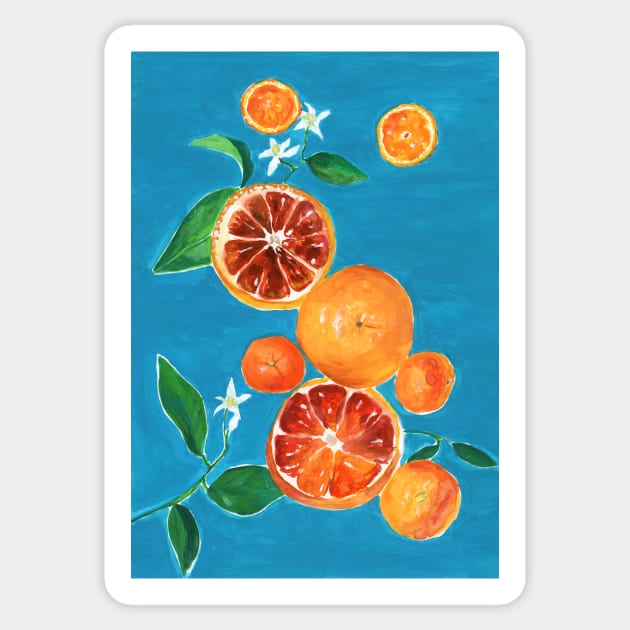 Blood oranges Sticker by Petras